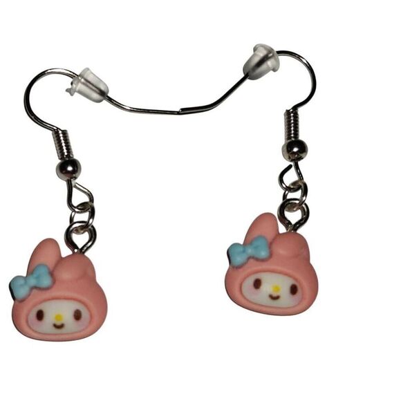 Kawaii Sanrio My Melody Dangle Earrings - Picture 1 of 3